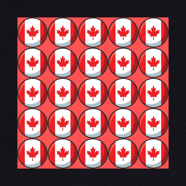 Canada National Flag Pattern by CONCEPTDVS